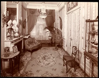 Ein kleiner Raum in der Residenz von Mrs. Leslie Carter in New York, 1904